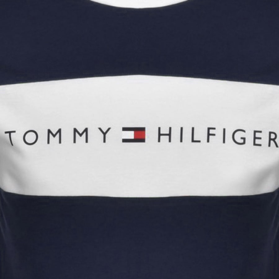 Alternative Image for ProductTommy Hilfiger Lounge Logo Flag T Shirt Navy3